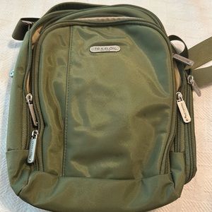 Travelon green nylon bag with adjustable strap